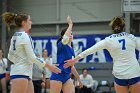 VB vs MHC  Wheaton Women's Volleyball vs Mount Holyoke College. - Photo by Keith Nordstrom : Wheaton, Volleyball, VB